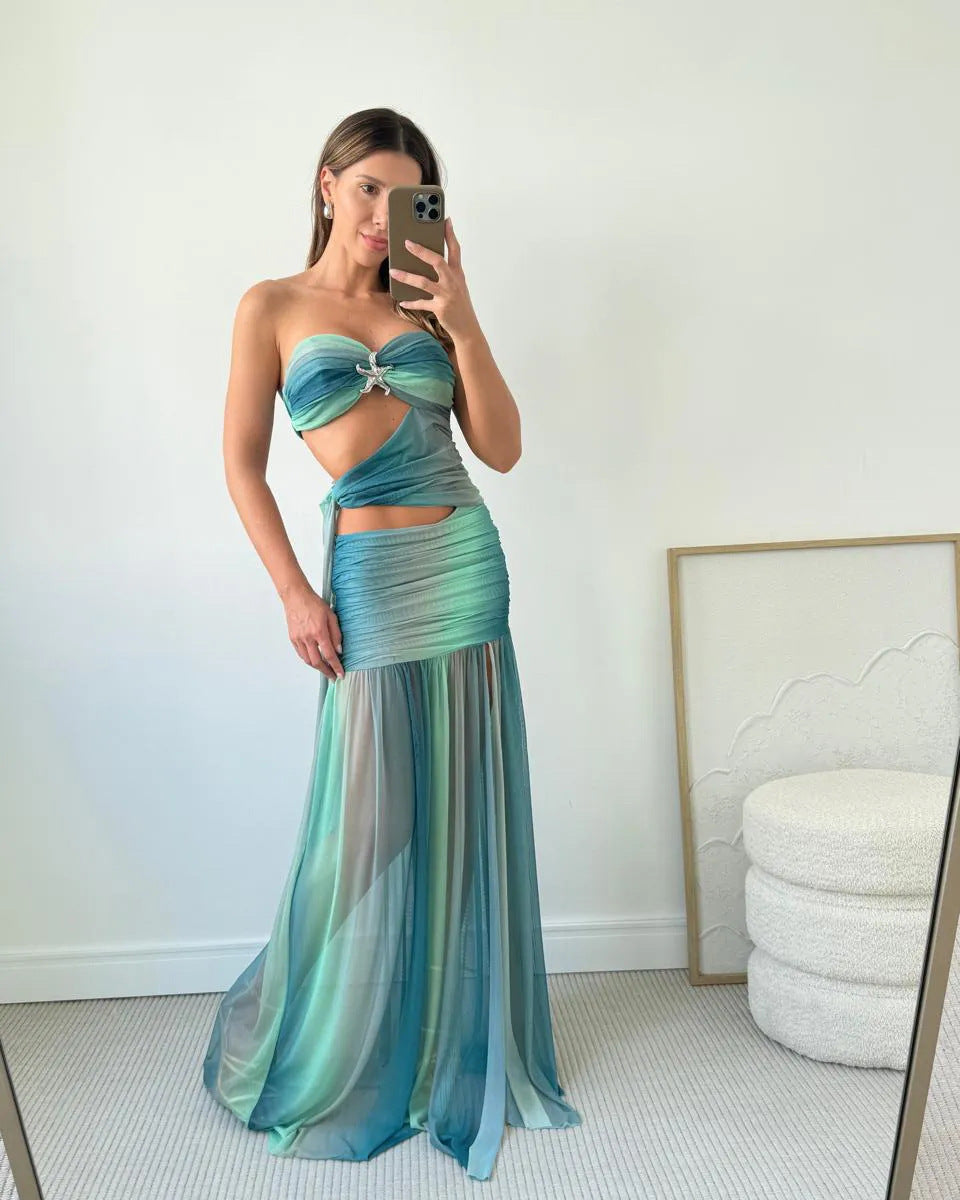 Maxi A-Line Dress – Evening-Ready Elegance