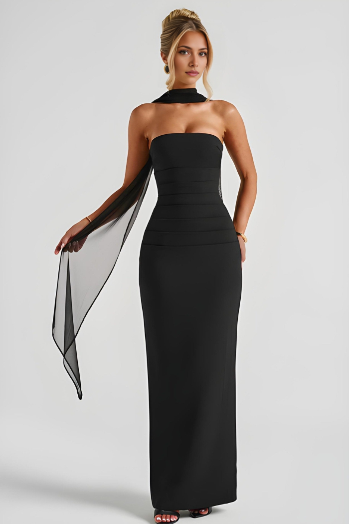 Maxi Bodycon Dress – Elegant Occasion Silhouette