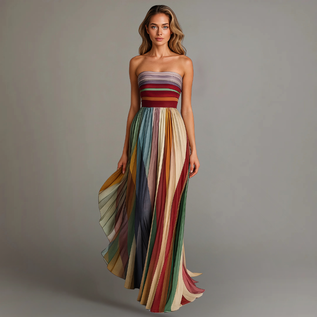 Maxi Pleated Jumpsuit – Evening-Ready Elegance
