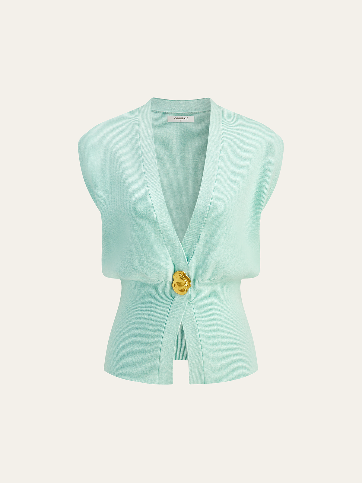 Maxi V-Neckline Knit Top – Effortless Summer Silhouette