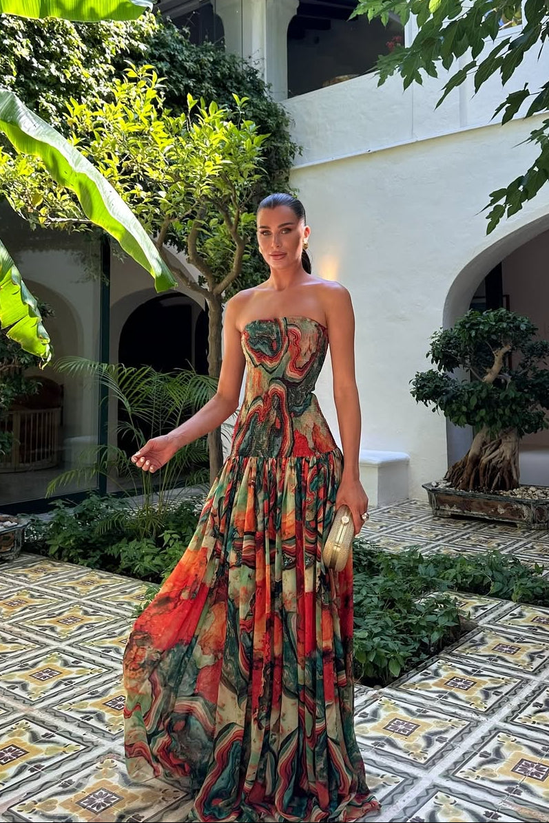 Maxi Wrap Dress – Evening-Ready Elegance