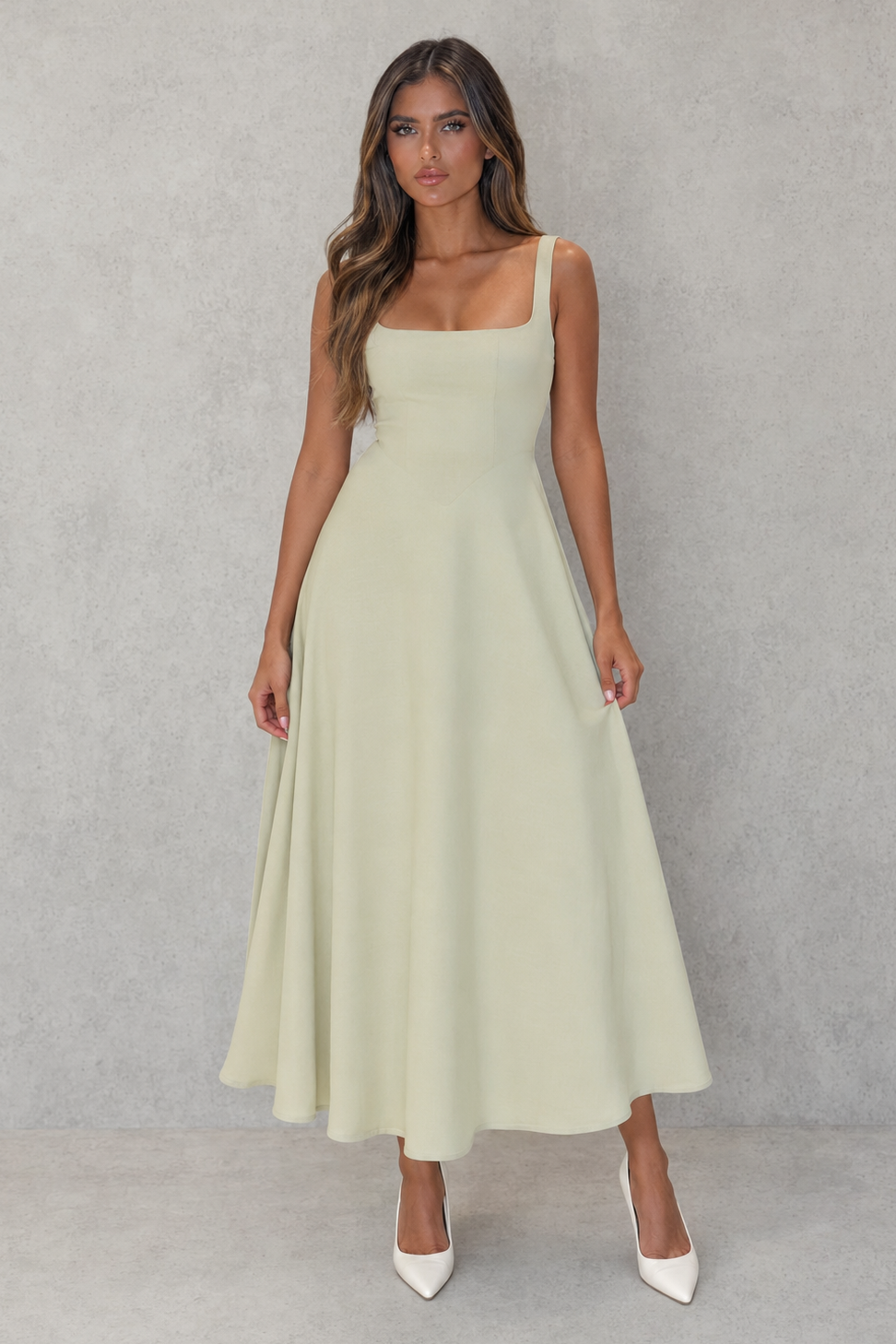 Midi A-Line Dress – Smart Everyday Style