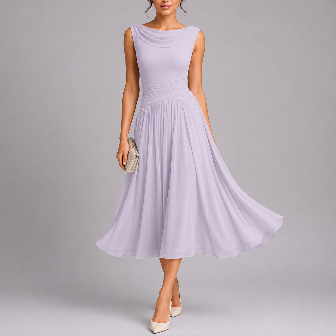 Midi Bodycon Wedding Guest Dress – Effortless Elegance