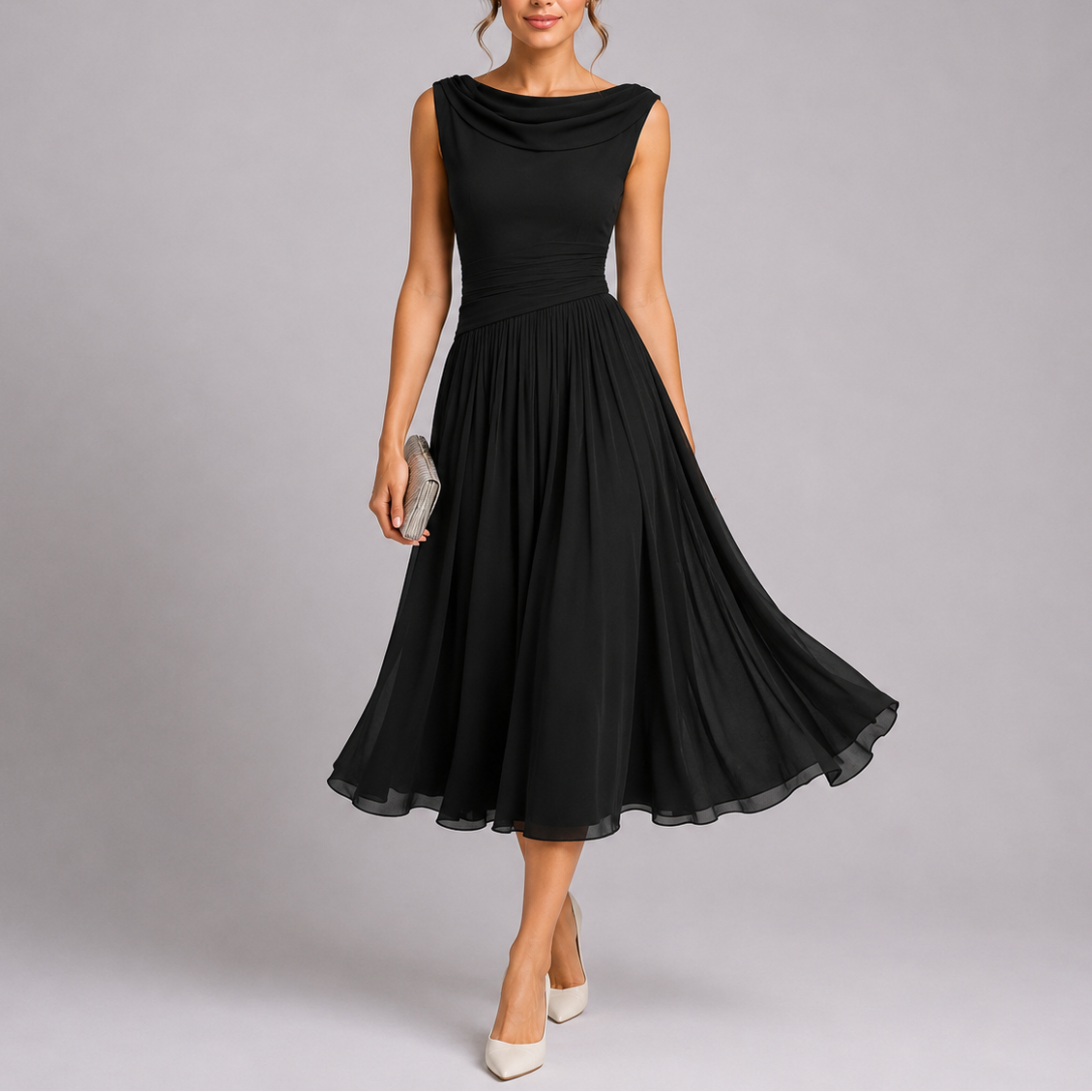 Midi Bodycon Wedding Guest Dress – Effortless Elegance