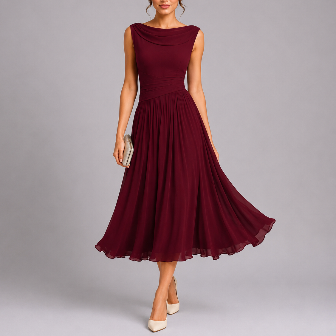 Midi Bodycon Wedding Guest Dress – Effortless Elegance