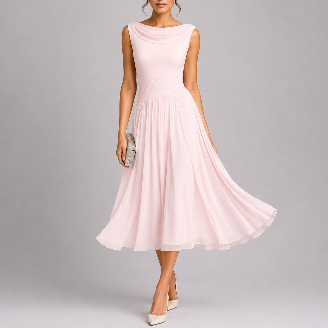 Midi Bodycon Wedding Guest Dress – Effortless Elegance