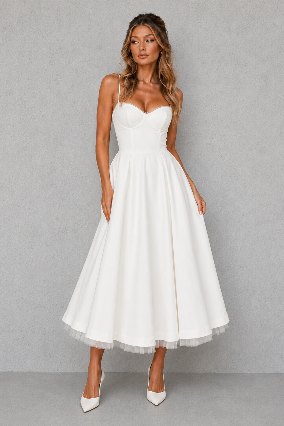 Midi Bodycon Wedding Guest Dress – Refined Occasion Look