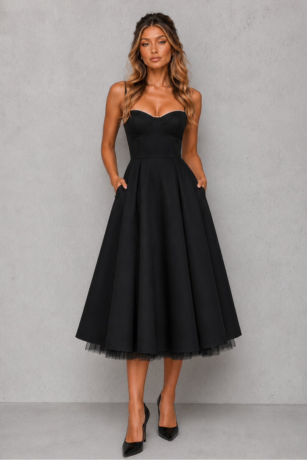 Midi Bodycon Wedding Guest Dress – Refined Occasion Look