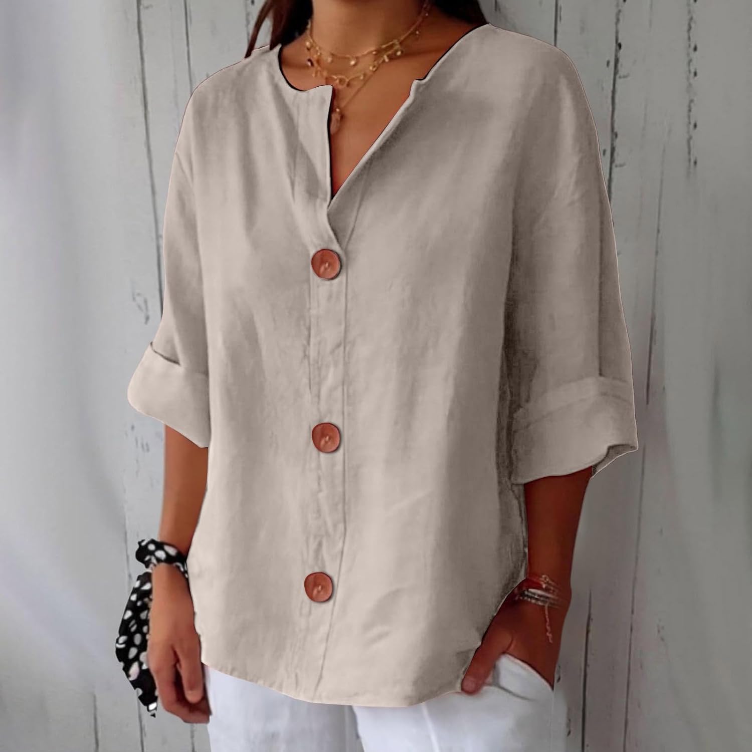 Midi Collared Blouse – Elegant Occasion Silhouette