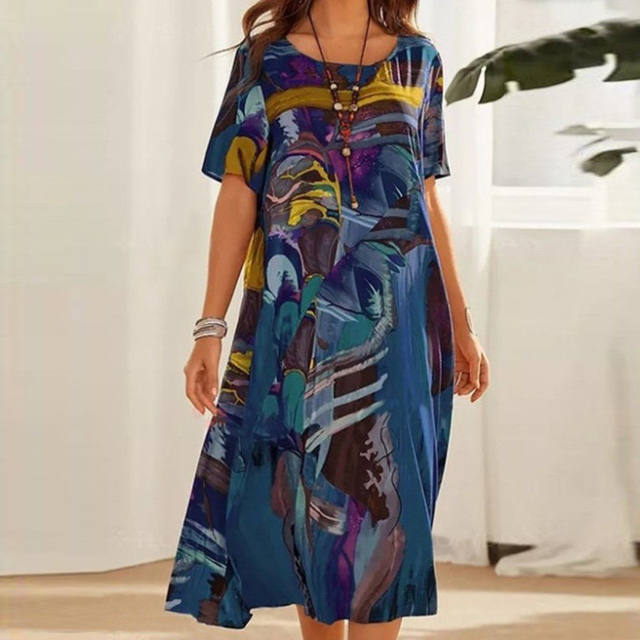 Midi Dress – Relaxed Daytime Look