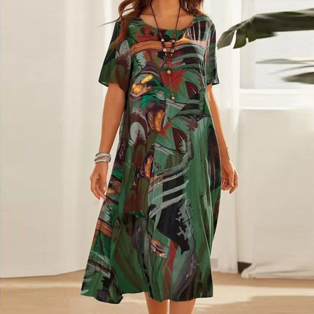 Midi Dress – Relaxed Daytime Look