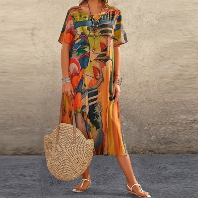 Midi Dress – Relaxed Daytime Look