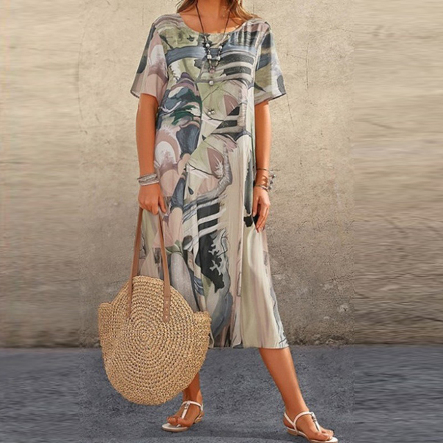 Midi Dress – Relaxed Daytime Look