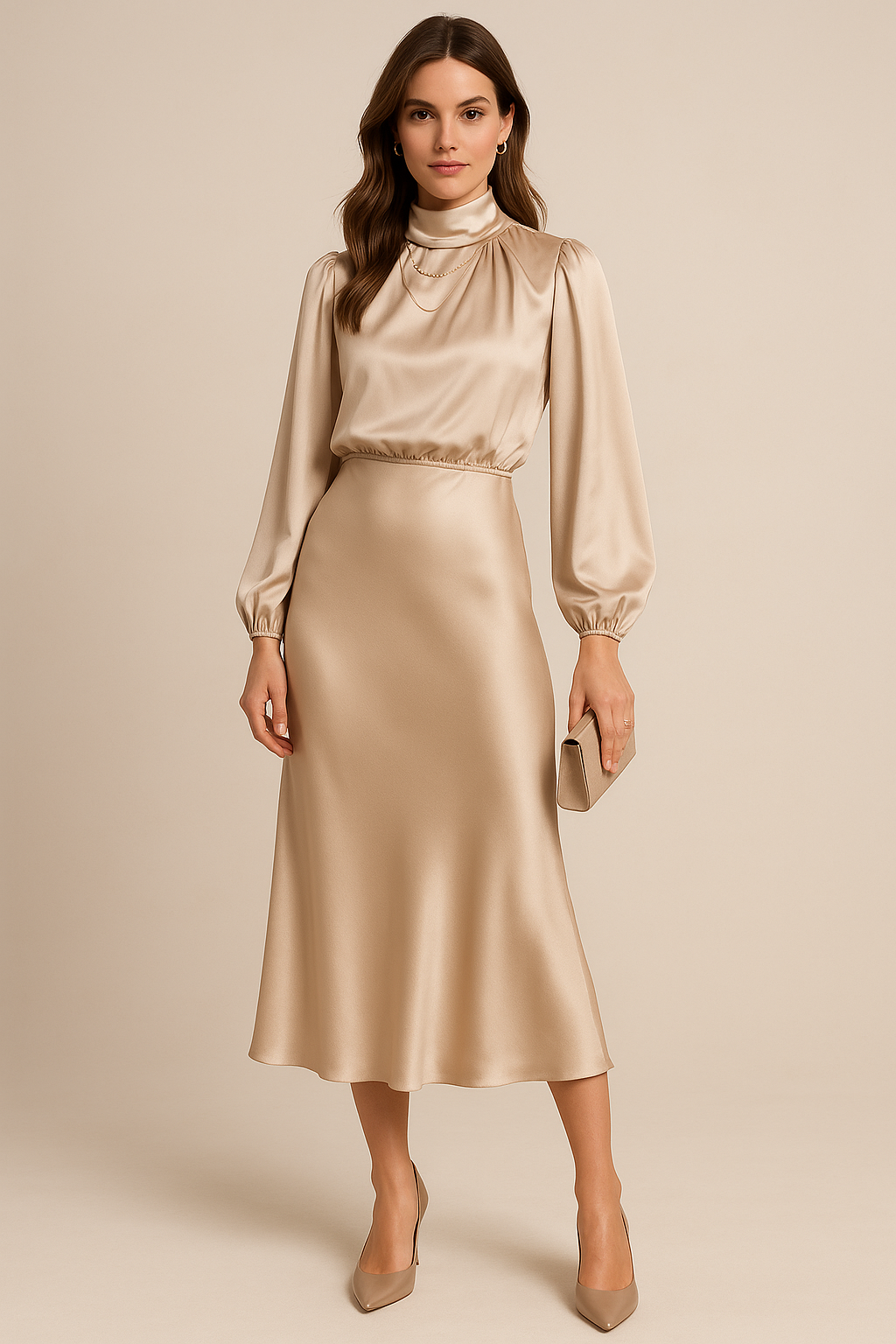 Midi High Dress – Elegant Occasion Silhouette