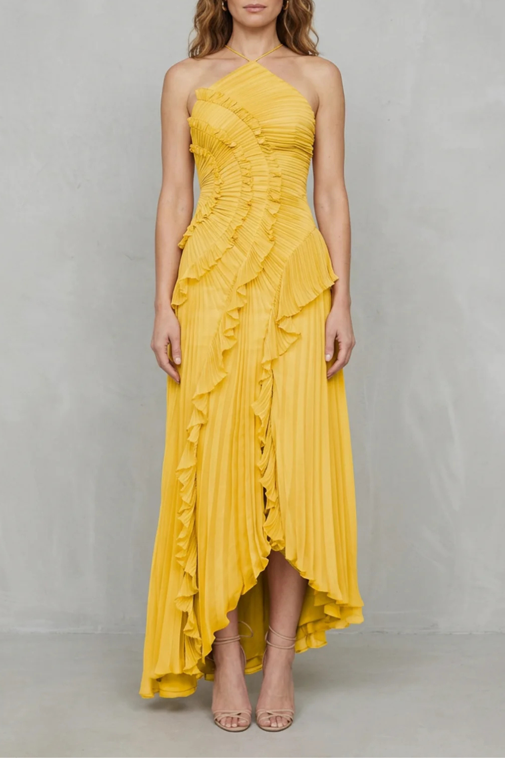 Midi One-Shoulder Dress – Evening-Ready Elegance