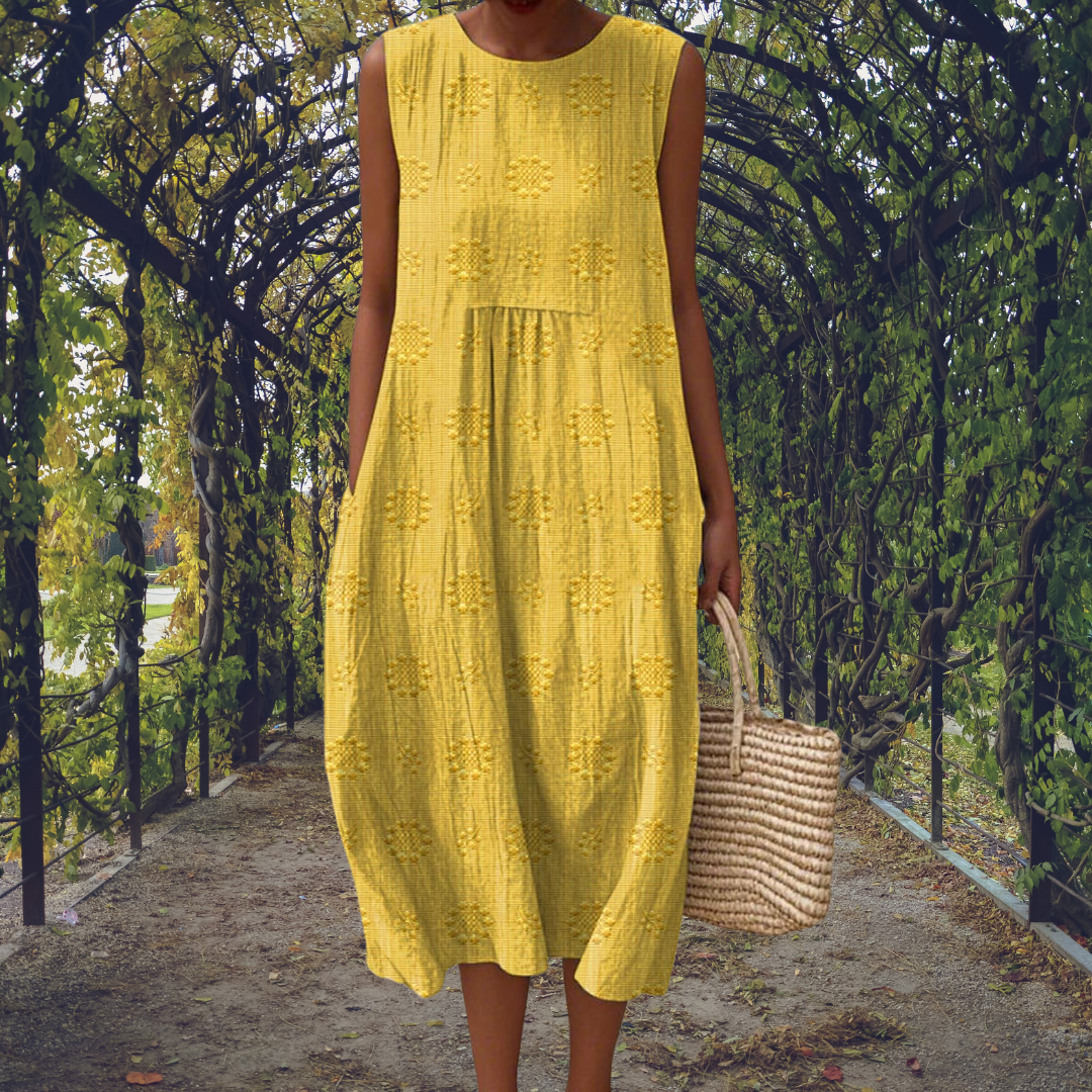 Midi Sleeveless Dress – Evening-Ready Elegance