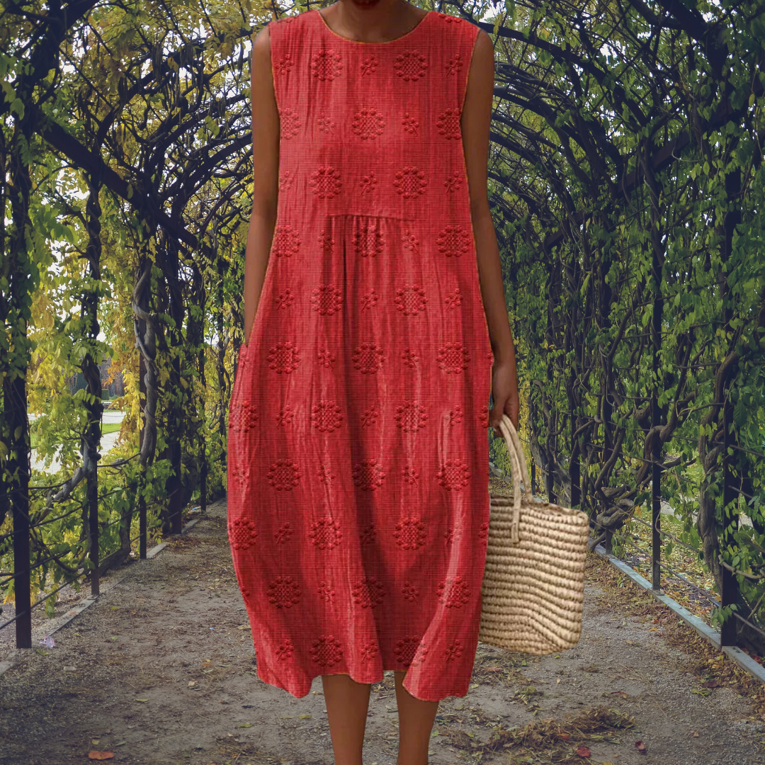 Midi Sleeveless Dress – Evening-Ready Elegance