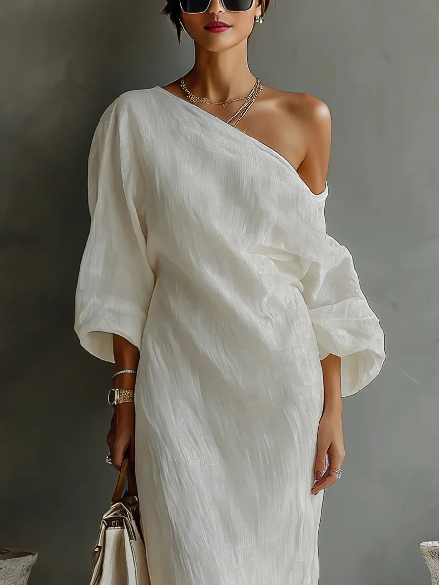 One-Shoulder Dress – Refined Everyday Ease