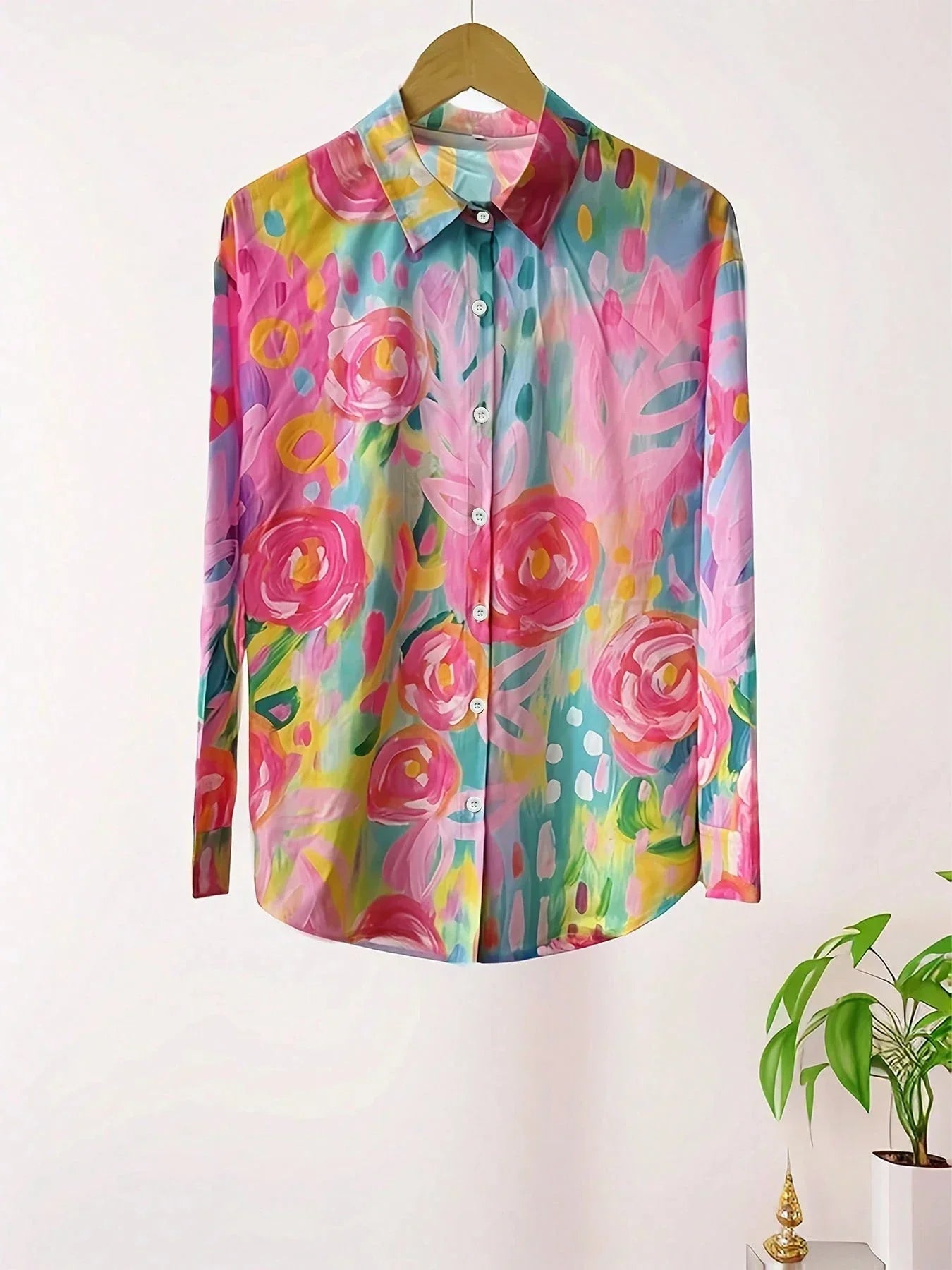 Printed Collared Blouse – Easy Summer Style