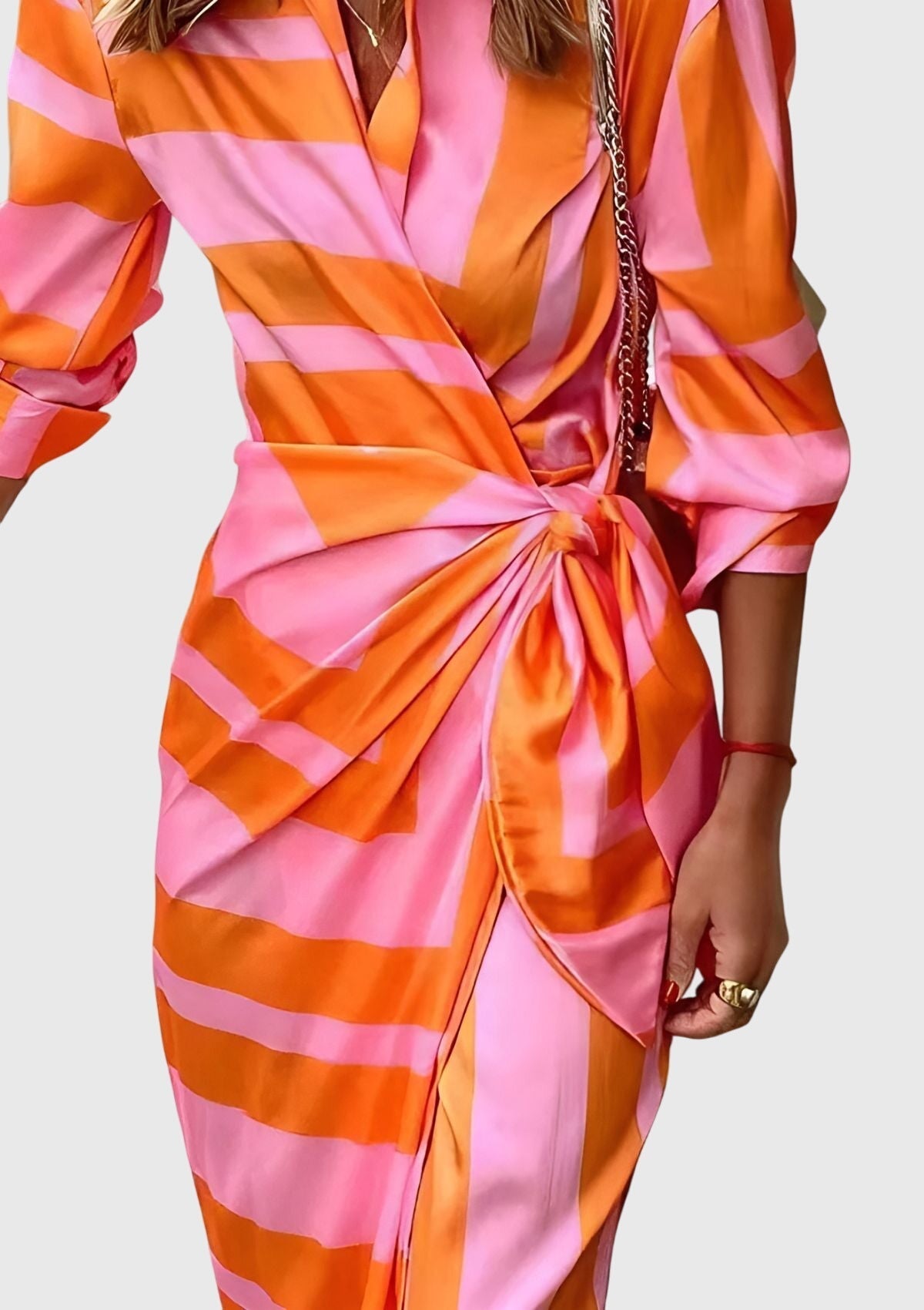 Printed Collared Dress – Effortless Summer Style