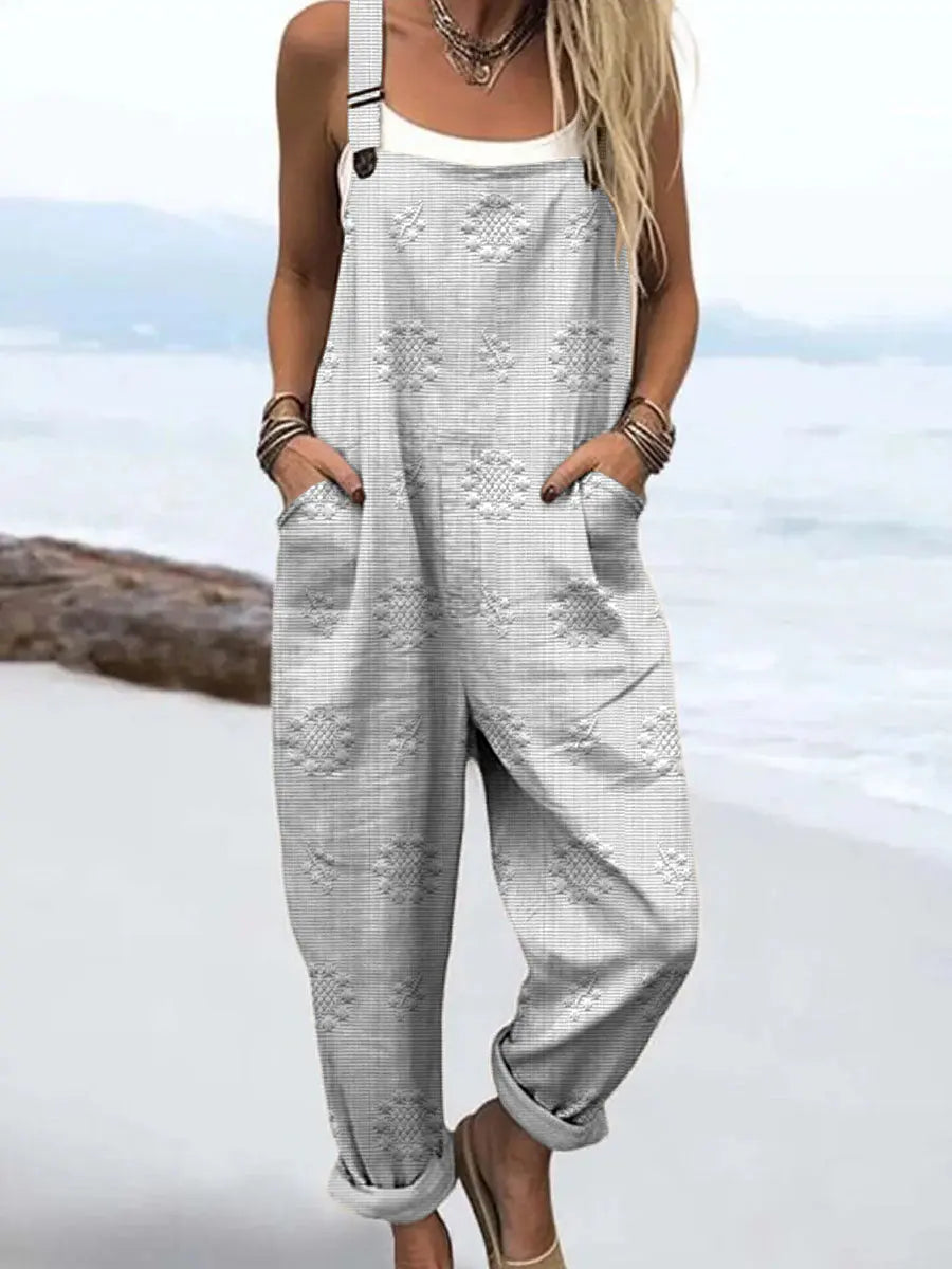 Printed Jumpsuit – Elegant Warm-Weather Look