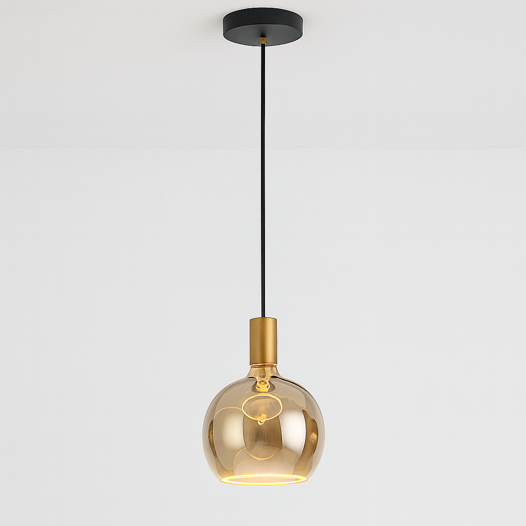 Modern Pendant Light Fixture – Hanging Ceiling Light for Kitchen Island, Bedside & Hallway