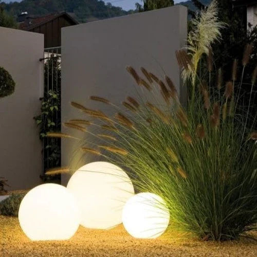 LED Outdoor Globe Light – Rechargeable Waterproof Garden Light