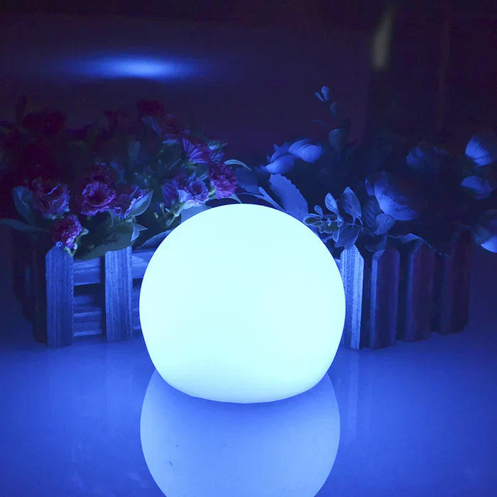 LED Outdoor Globe Light – Rechargeable Waterproof Garden Light