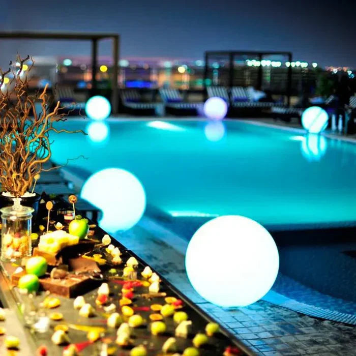 LED Outdoor Globe Light – Rechargeable Waterproof Garden Light