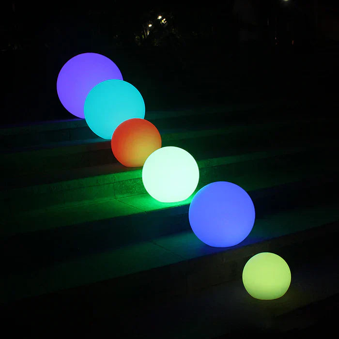 LED Outdoor Globe Light – Rechargeable Waterproof Garden Light