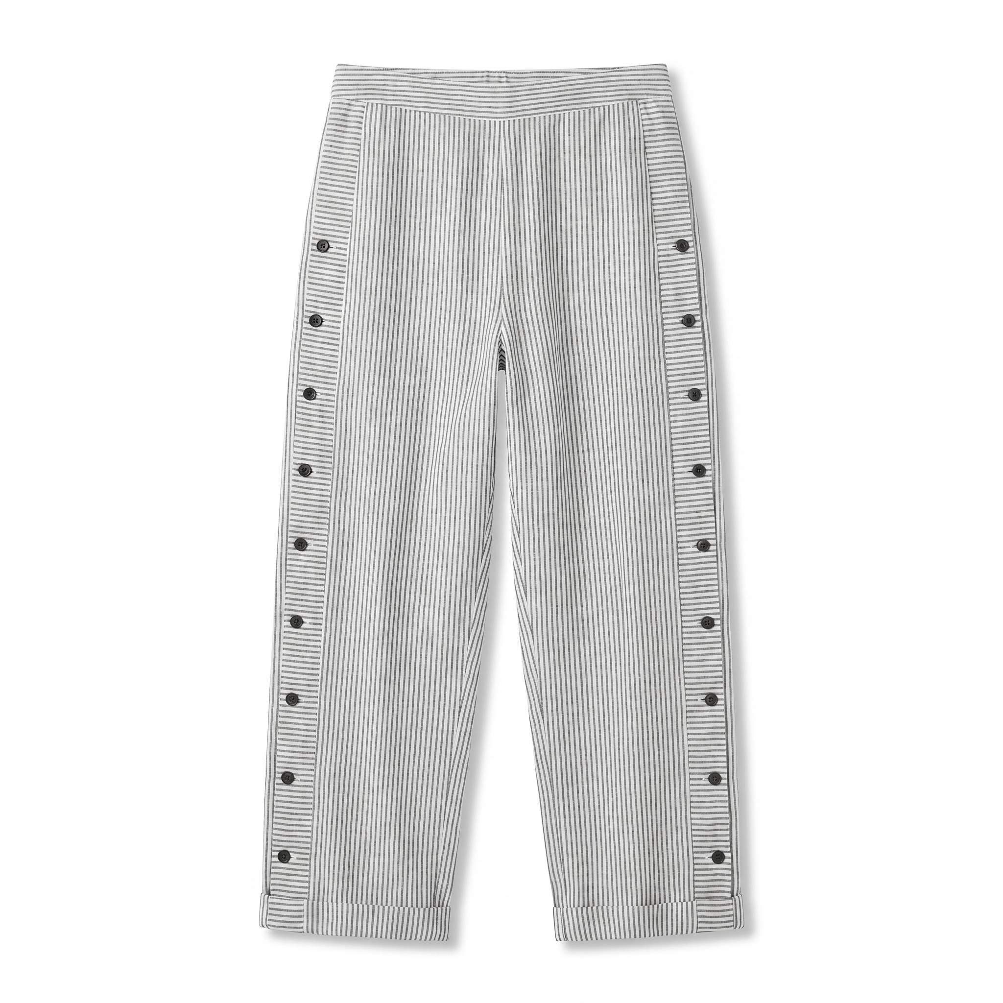Striped Straight-Leg Trousers – Easy Summer Style