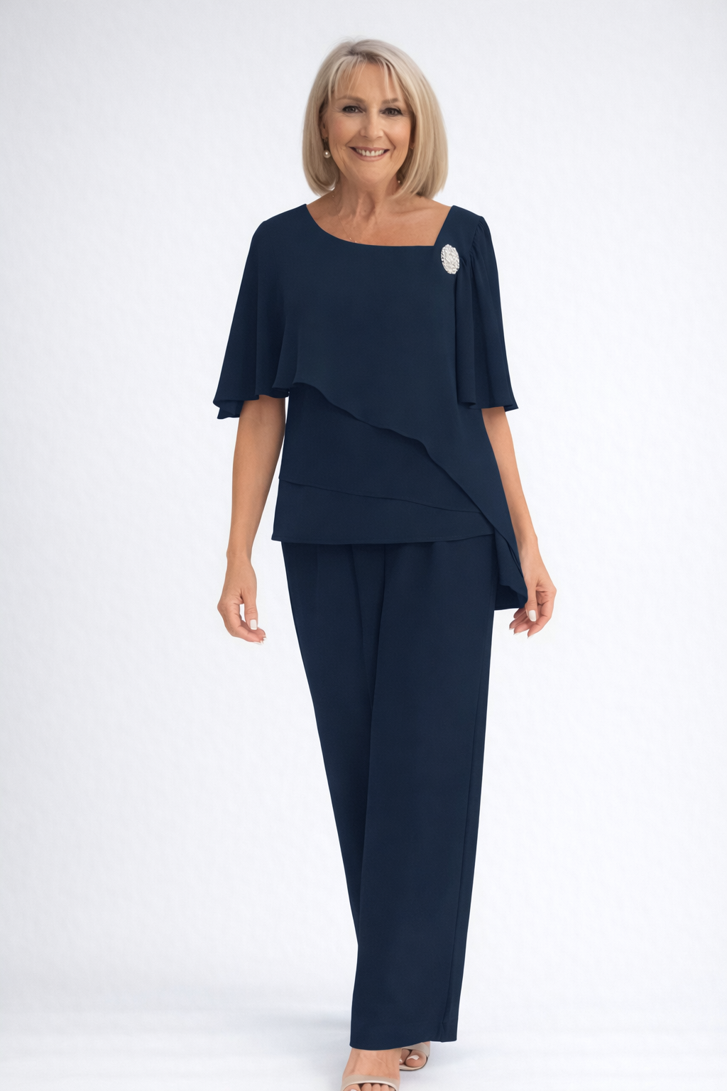 Tiered Trousers – Evening-Ready Elegance