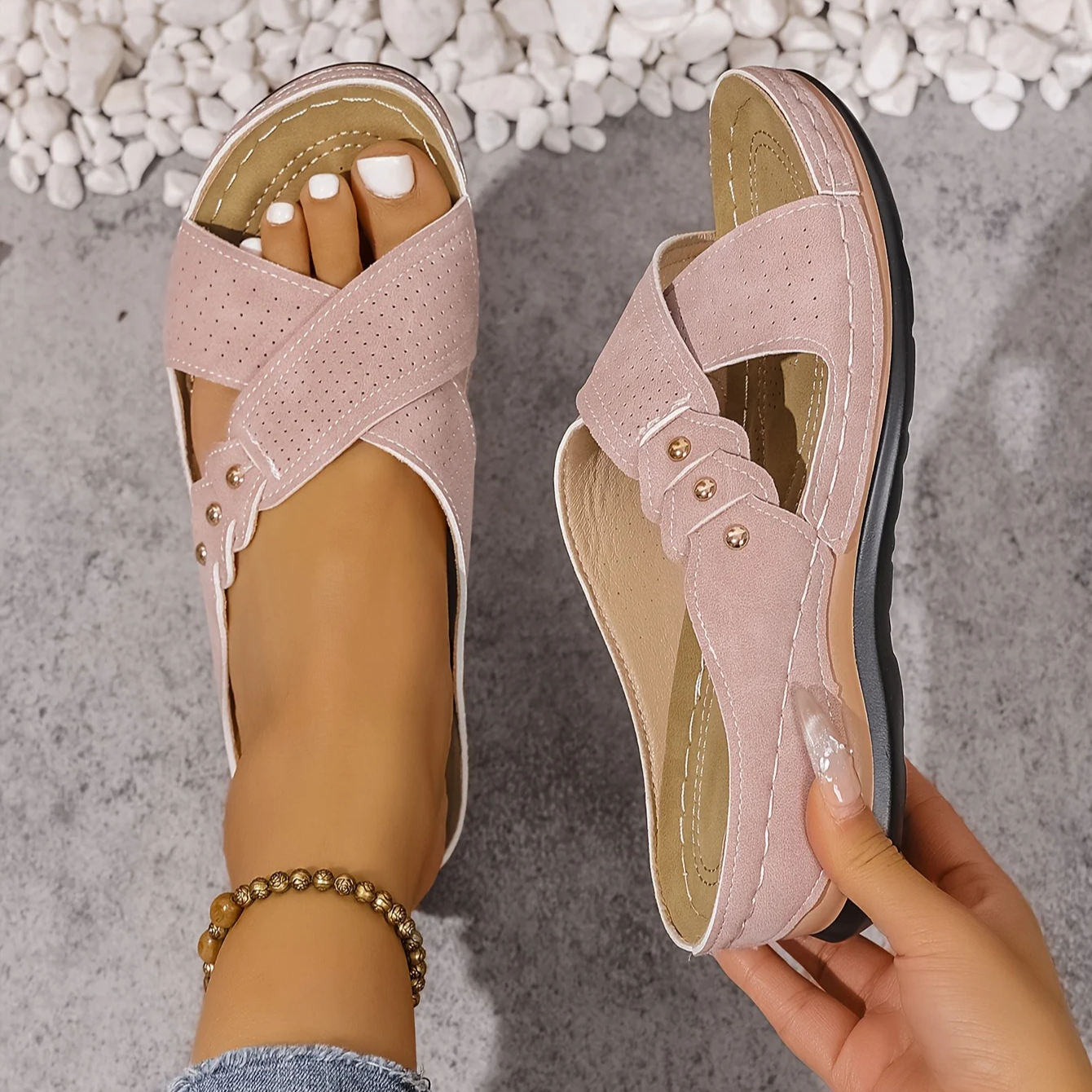 Wedge Sandals – Elegant Occasion Silhouette