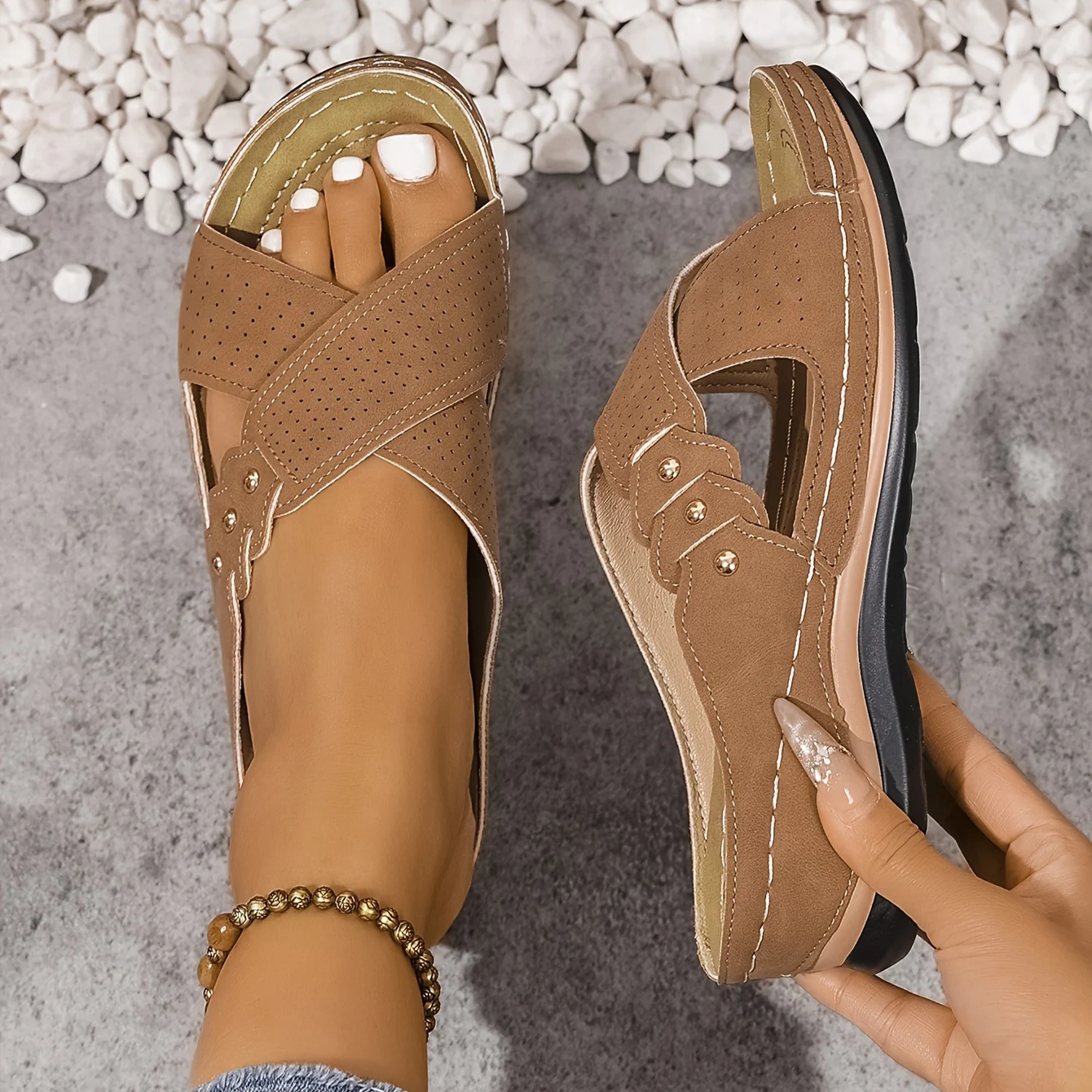 Wedge Sandals – Elegant Occasion Silhouette