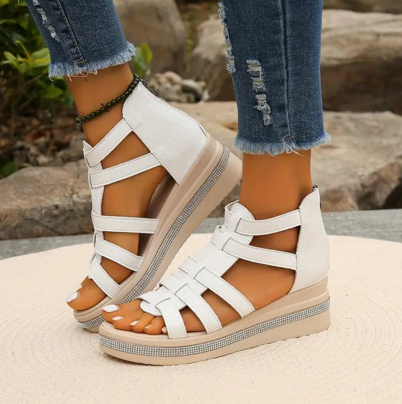 Wedge Sandals – Evening-Ready Elegance