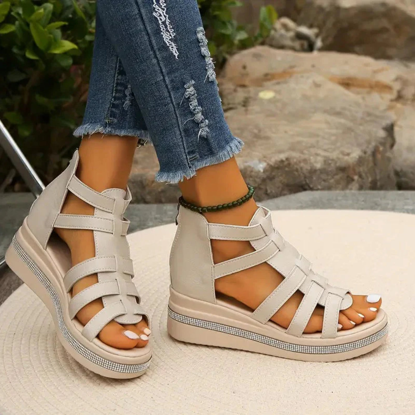 Wedge Sandals – Evening-Ready Elegance
