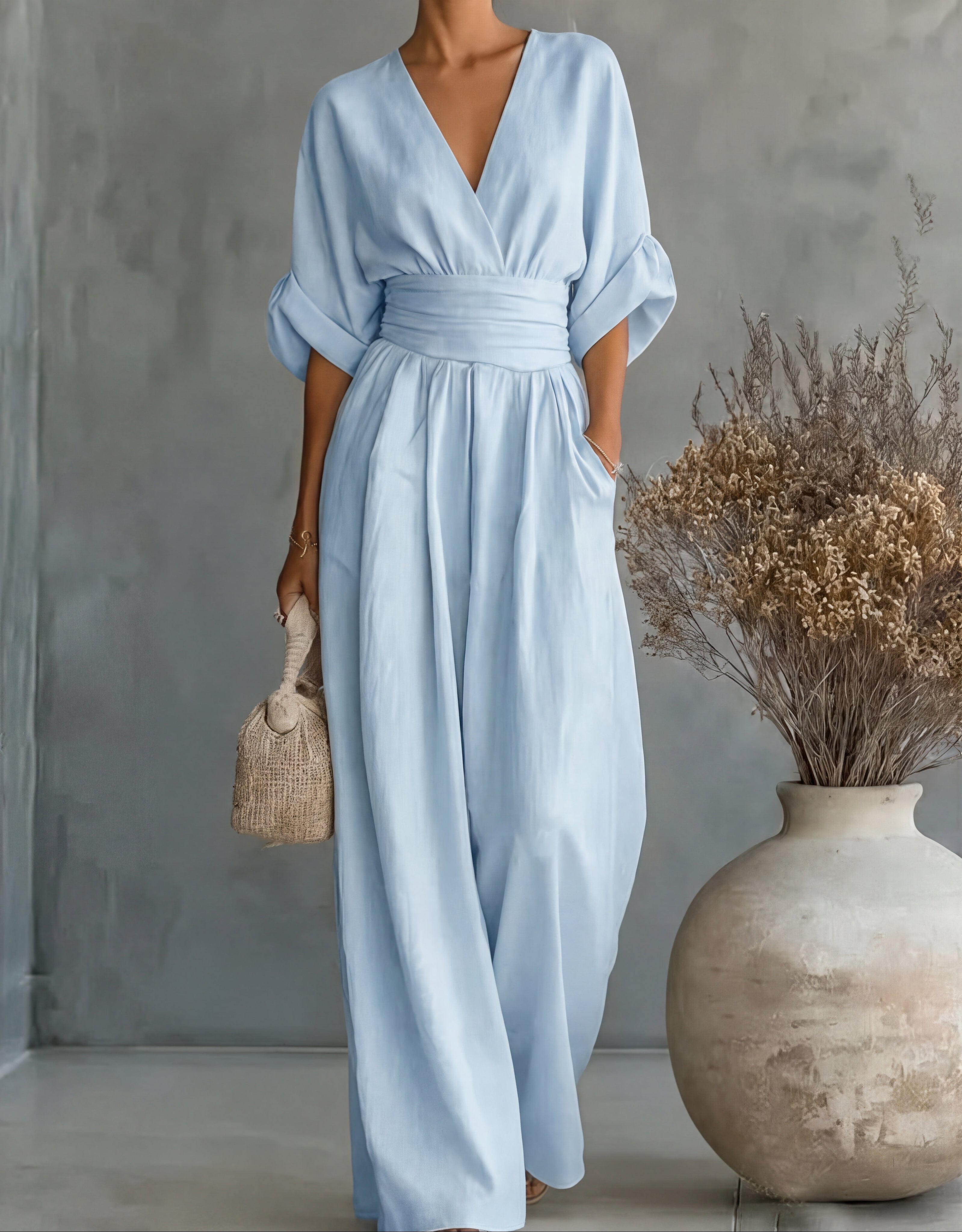 Wrap Jumpsuit – Elegant Occasion Silhouette