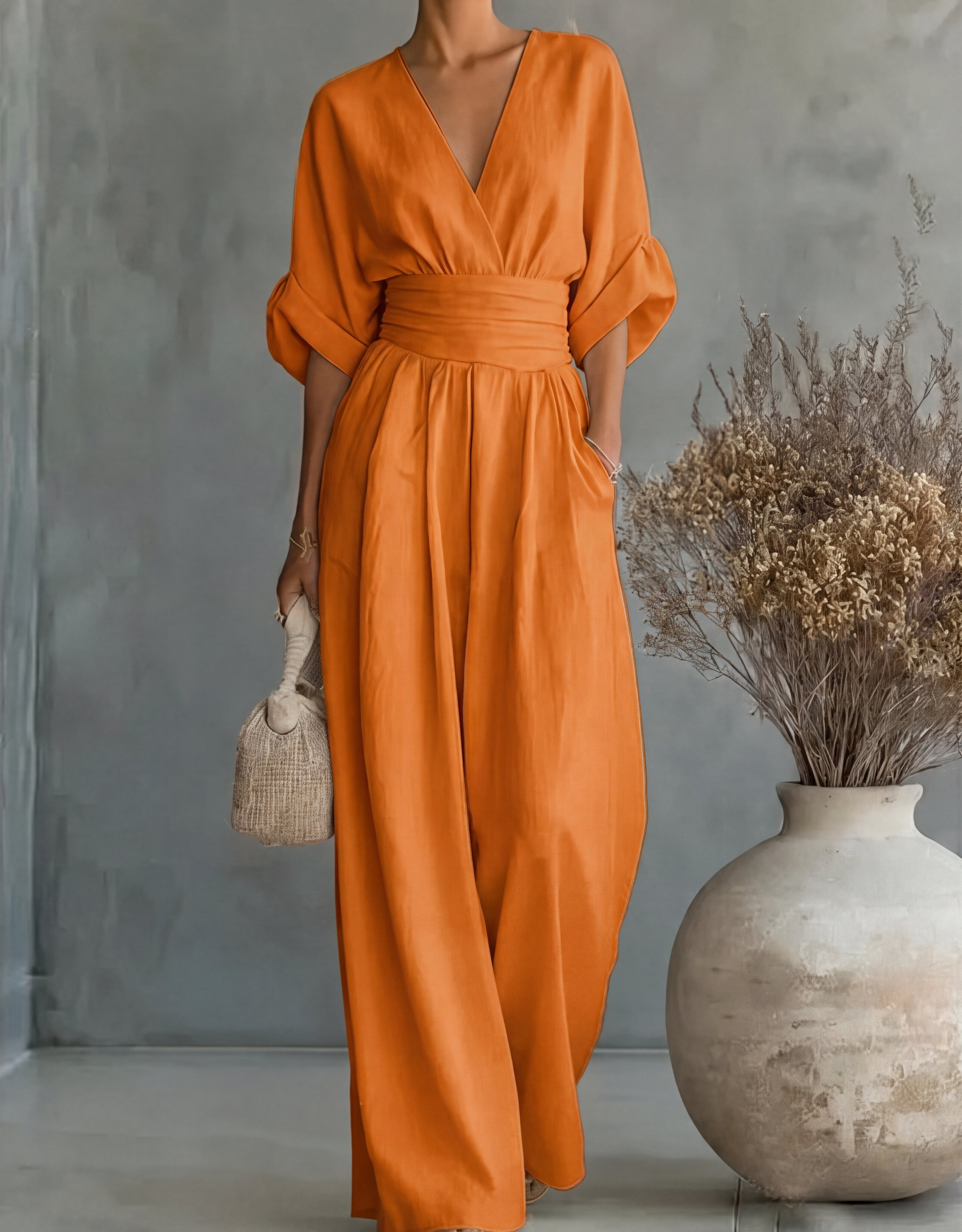 Wrap Jumpsuit – Elegant Occasion Silhouette