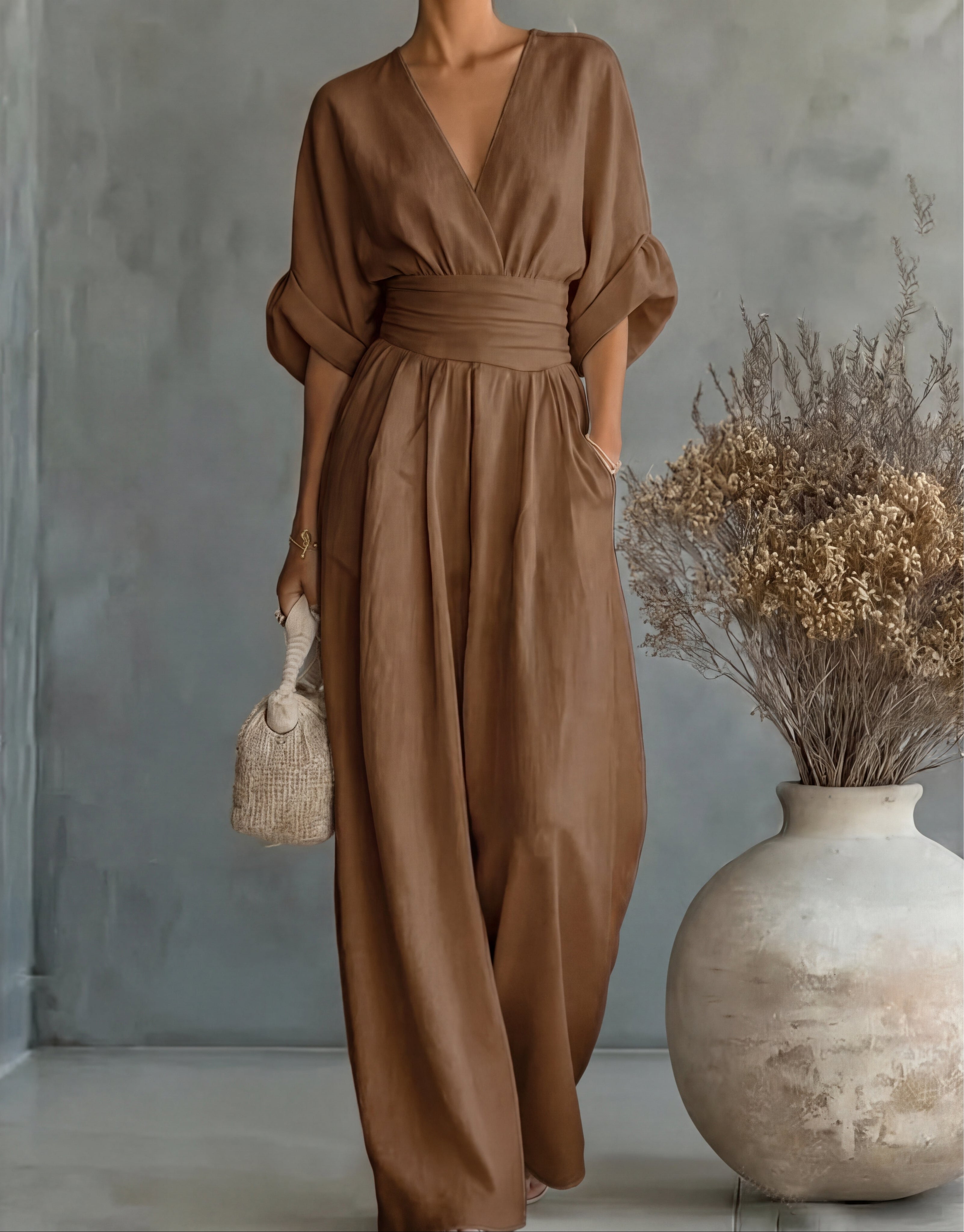 Wrap Jumpsuit – Elegant Occasion Silhouette