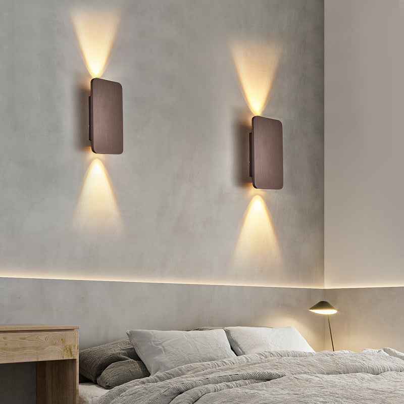 LED Wall Sconce Light Fixture – Modern Rectangular Indoor Wall Light