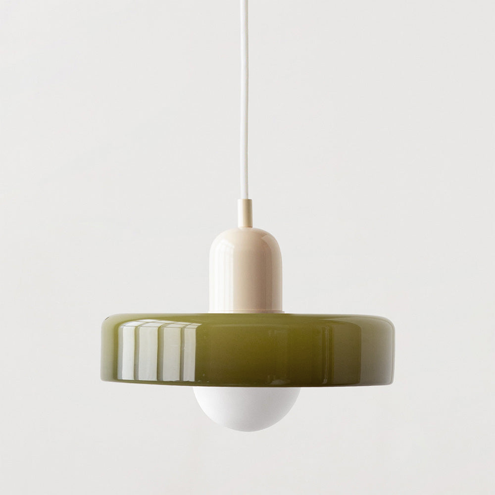 Glass Pendant Light Fixture – Modern Bauhaus Pendant Light