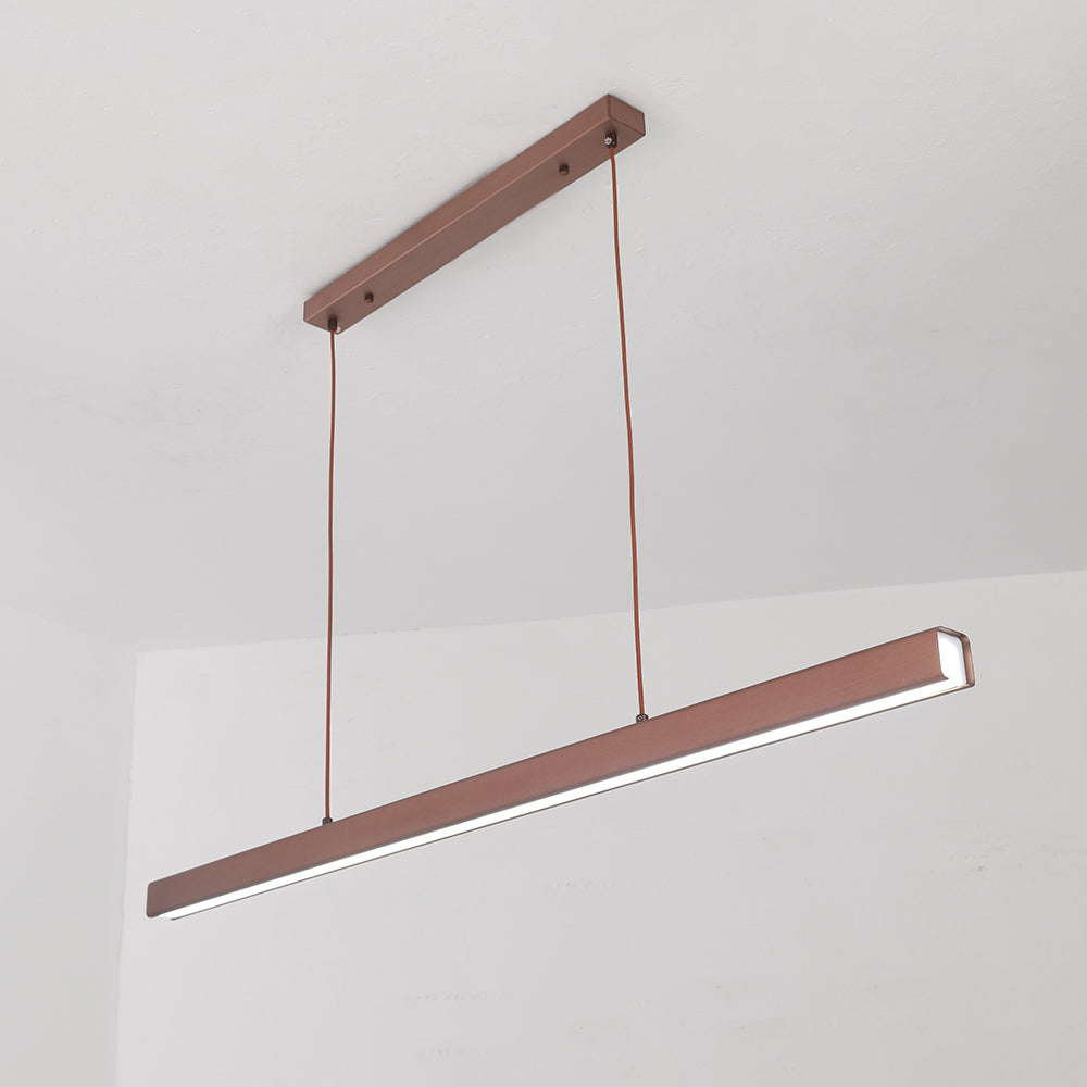 LED Pendant Light Fixture – Modern Linear Kitchen Island Ceiling Light