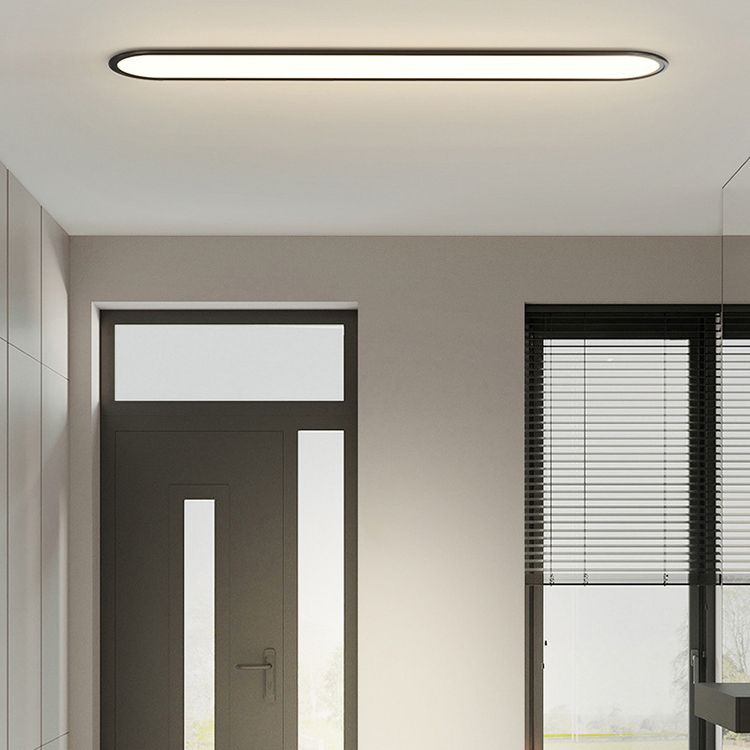 Modern Oval LED Ceiling Light Fixture – Flush Mount Ceiling Light