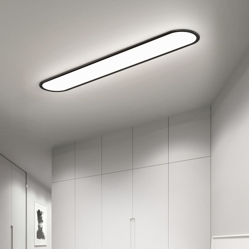 Modern Oval LED Ceiling Light Fixture – Flush Mount Ceiling Light