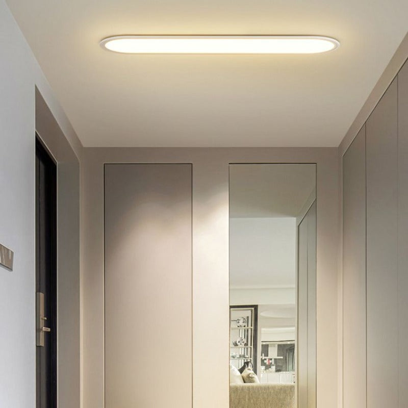 Modern Oval LED Ceiling Light Fixture – Flush Mount Ceiling Light