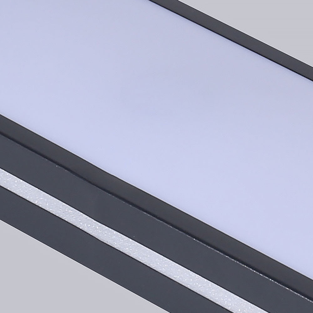 LED Flush Mount Ceiling Light Fixture – Modern Linear Ceiling Light