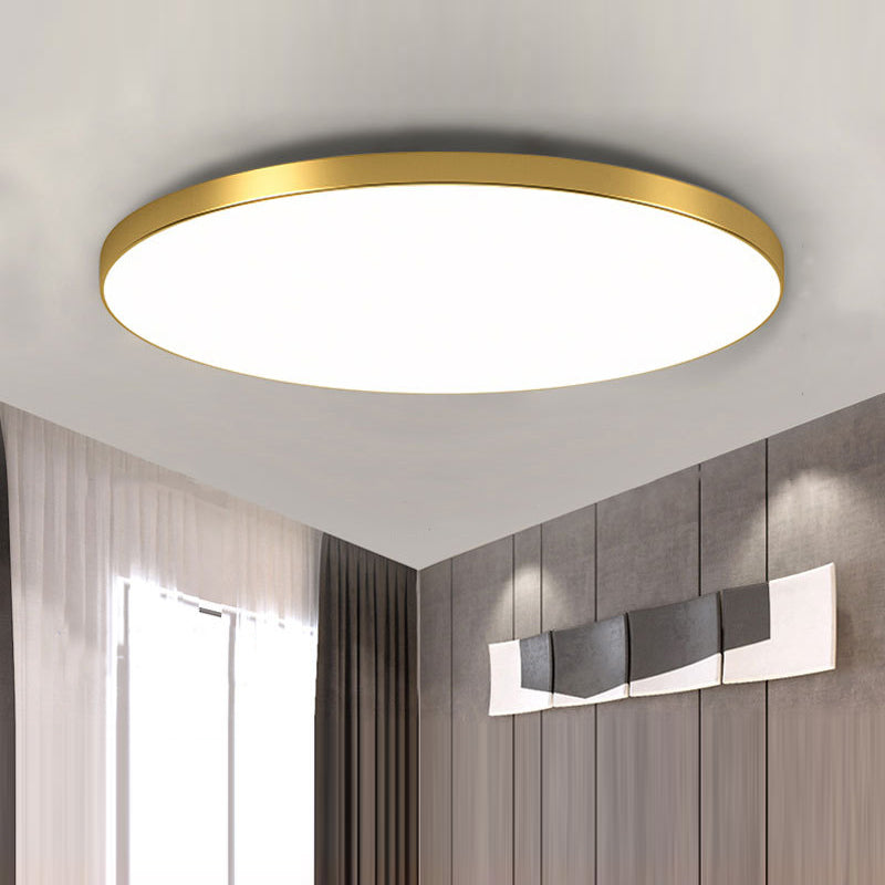 LED Flush Mount Ceiling Light Fixture – Modern Round Ceiling Light