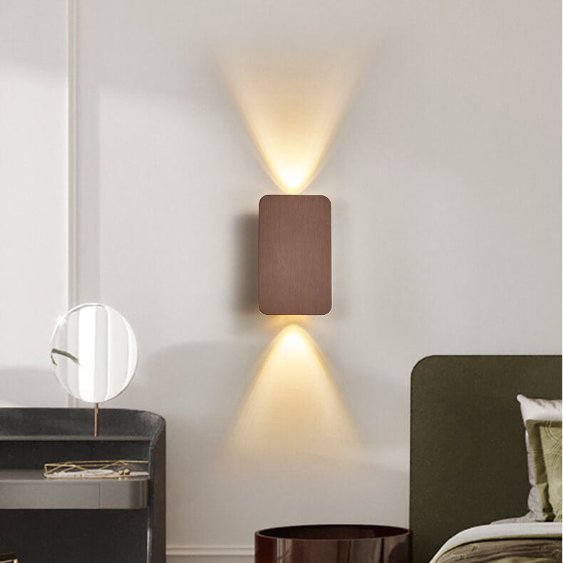 LED Wall Sconce Light Fixture – Modern 2-Light Up and Down Wall Light