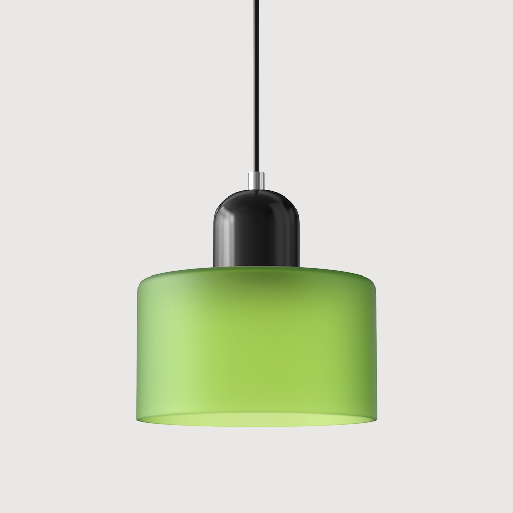 Glass Pendant Light Fixture – Modern Bauhaus Hanging Ceiling Light