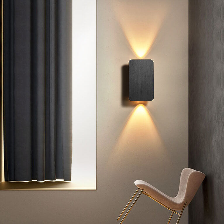 LED Wall Sconce Light Fixture – Modern 2-Light Up and Down Wall Light